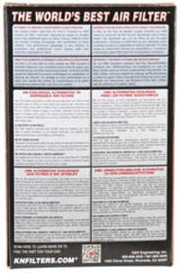 K&N Filter Universal Rubber Filter 3 1/2 inch Flange 4 5/8 inch Base 3 1/2 inch Top 4 1/2 inch Heigh - Burkken Auto Parts