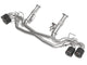 AFe MACH Force-Xp 304 Stainless Steel Cat-Back Exhaust Carbon 2020 Chevrolet Corvette C8 - Burkken Auto Parts