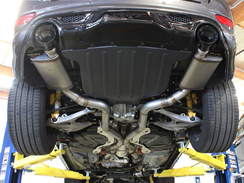 aFe MACHForce XP 12-17 Jeep Grand Cherokee WK2 SRT8 V8-6.4L 304SS Cat-Back Exhaust w/o Resonator - Burkken Auto Parts