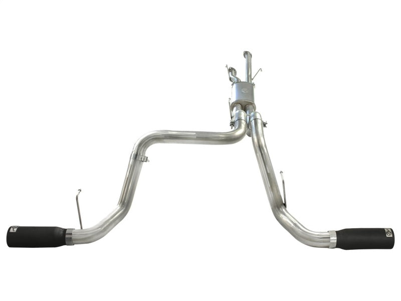 aFe MACHForce XP 2-1/2in to 3in 409 SS Cat-Back Exhaust w/ Black Tips 10-17 Toyota Tundra V8 5.7L - Burkken Auto Parts