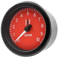 Autometer Stack Sport 88mm 0-10K RPM Tachometer - Red - Burkken Auto Parts
