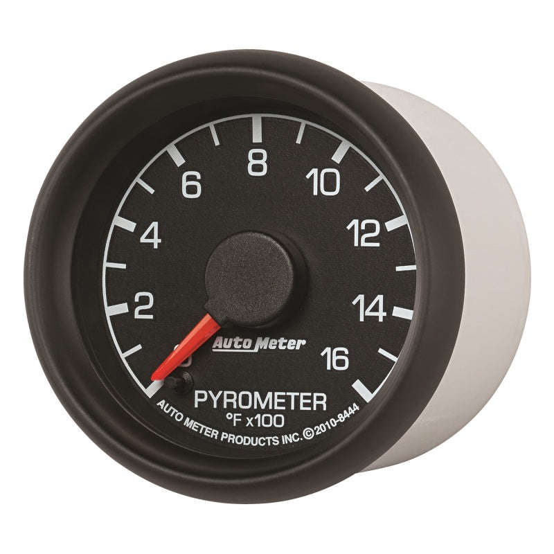 Autometer Factory Match Ford 52.4mm Full Sweep Electronic 0-1600 Deg F EGT/Pyrometer Gauge - Burkken Auto Parts