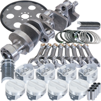 Eagle Chevy 350 1Pc 3.750in Crank 5.700in I-Beam Rods -10cc 4.000in Pistons Balanced Assembly - Burkken Auto Parts