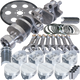 Eagle Chevy 350 1Pc 3.750in Crank 5.700in I-Beam Rods -10cc 4.000in Pistons Balanced Assembly - Burkken Auto Parts