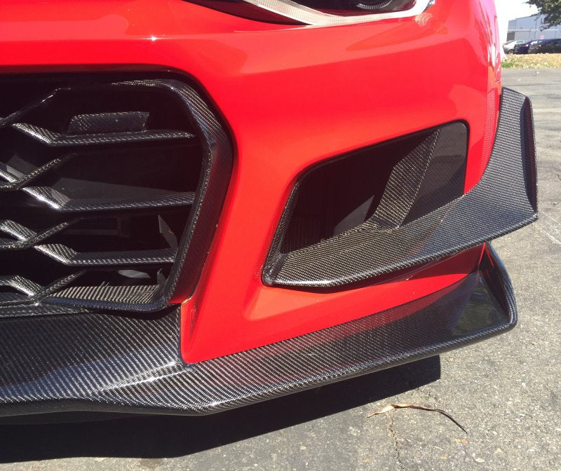 Anderson Composites 17-18 Chevrolet Camaro 1LE Carbon Fiber Type LE Air Duct Bezels - Burkken Auto Parts