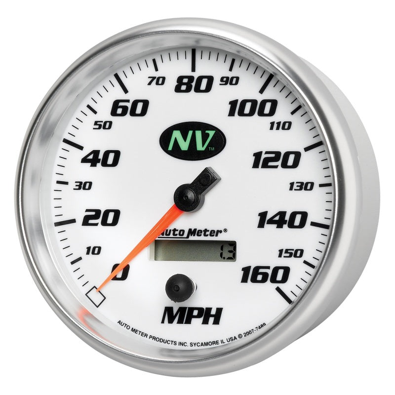 AutoMeter Gauge Speedometer 5in. 160MPH Elec. Programmable NV - Burkken Auto Parts