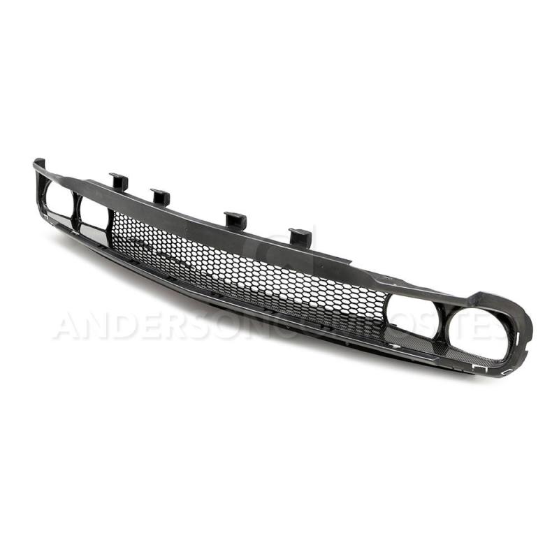 Anderson Composites 15-18 Dodge Challenger Type-AS Front Upper Grille - Burkken Auto Parts