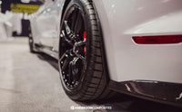 Anderson Composites 2020 Ford Mustang/Shelby GT500 Carbon Fiber Rear Mud Guards - Burkken Auto Parts