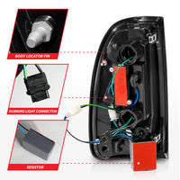 ANZO 00-06 Toyota Tundra LED Taillights w/ Light Bar Chrome Housing Clear Lens - Burkken Auto Parts