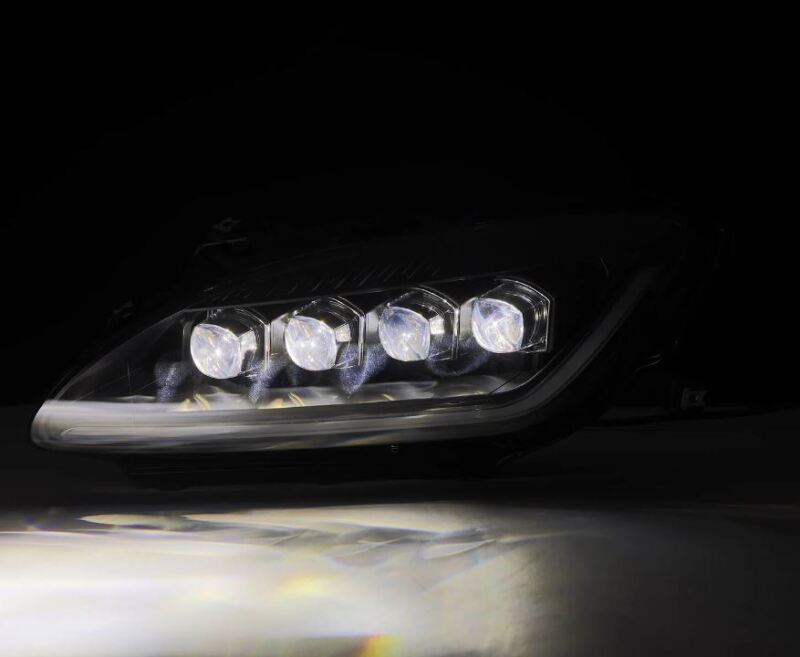 AlphaRex 99-09 Honda S2000 NOVA-Series Projector LED Headlights - Black - Burkken Auto Parts