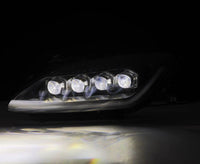 AlphaRex 99-09 Honda S2000 NOVA-Series Projector LED Headlights - Black - Burkken Auto Parts