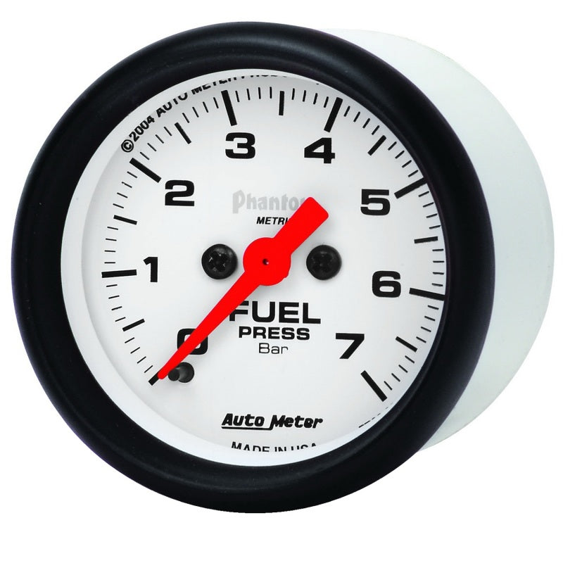 AutoMeter Gauge Fuel Pressure 2-1/16in. 7Bar Digital Stepper Motor Phantom - Burkken Auto Parts