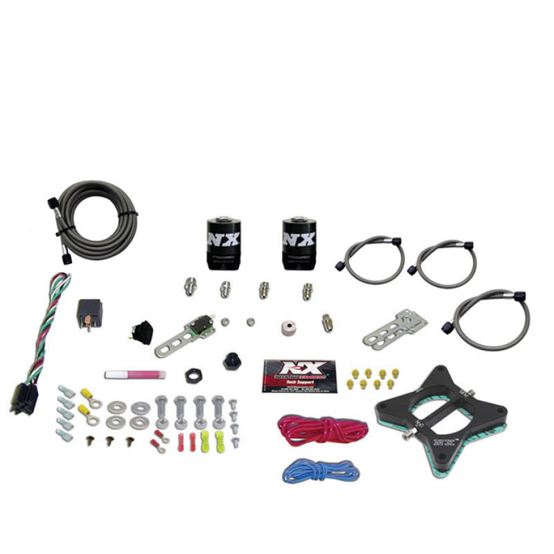Nitrous Express 96-04 Ford Mustang 4.6L 2 Valve Nitrous Plate Kit (50-150HP) w/o Bottle - Burkken Auto Parts