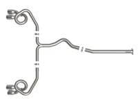 aFe POWER Takeda 3in to 2-1/2in 304 SS Cat-Back Exhaust w/ Polished Tips 22-23 Subaru WRX H4-2.4L(t) - Burkken Auto Parts