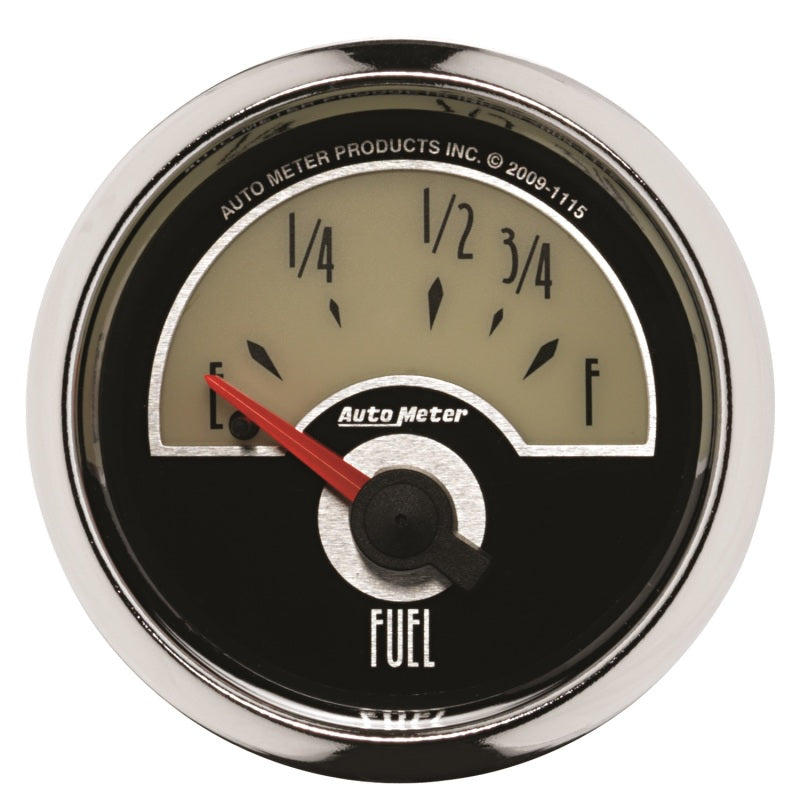 AutoMeter Gauge Fuel Level 2-1/16in. 73 Ohm(e) to 10 Ohm(f) Elec Cruiser - Burkken Auto Parts
