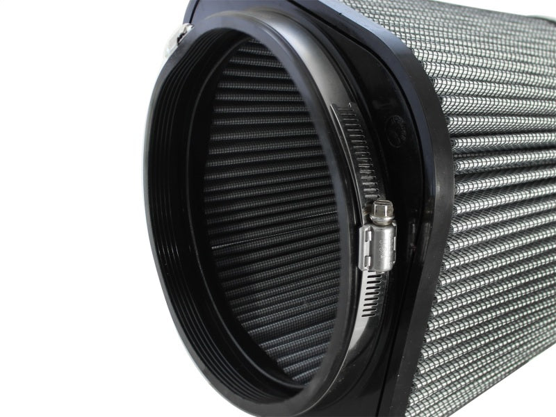 aFe MagnumFLOW Pro DRY S Universal Air Filter 7.13in F x (8.75 x 8.75)in B x 7in T(Inv) x 6.75in H - Burkken Auto Parts