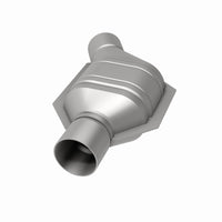 MagnaFlow Conv Univ 2in Inlet/Outlet Angled Offset/Center Oval (California) - Burkken Auto Parts