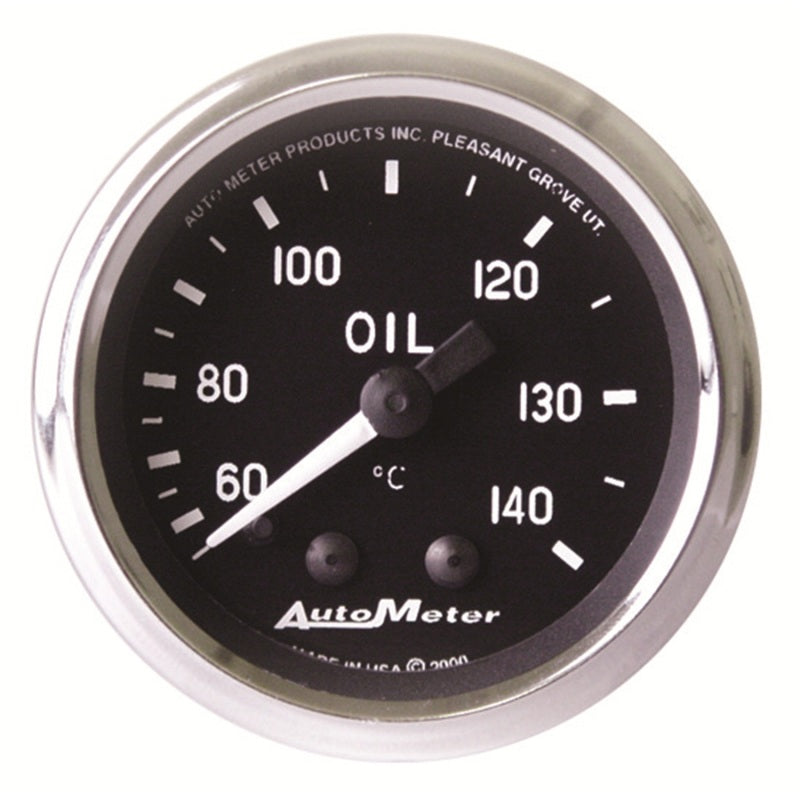 Autometer Cobra 2 1/16in 60-140 Deg Celcius Mechanical Oil Temperature Gauge - Burkken Auto Parts