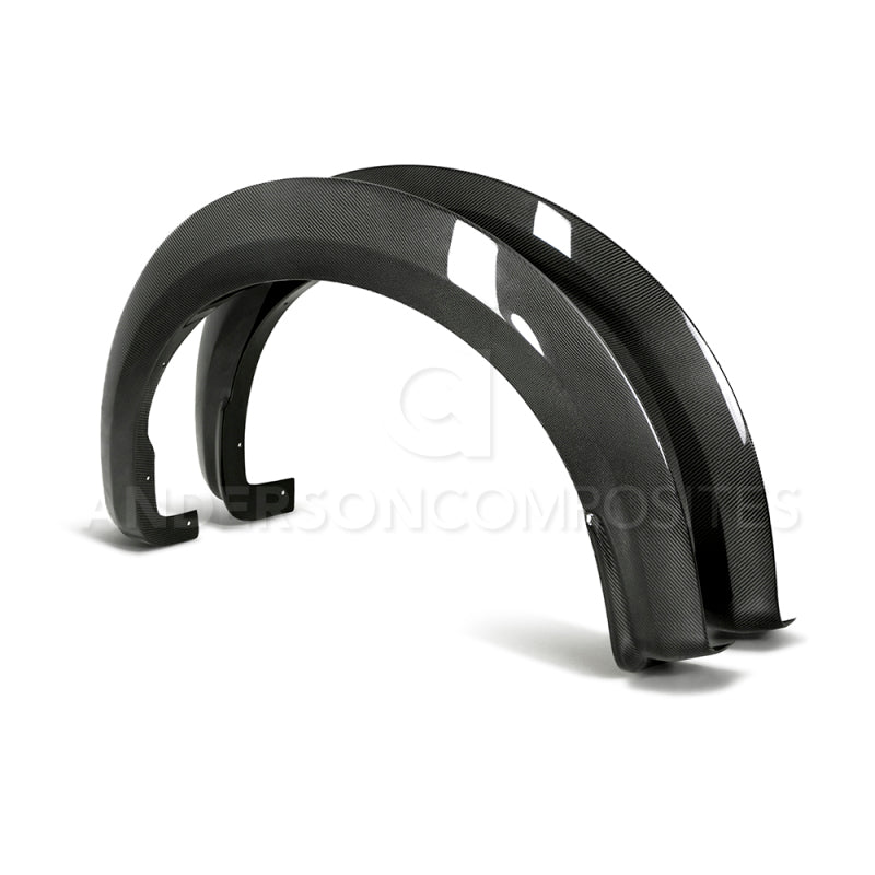 Anderson Composites 17-18 Ford Raptor Carbon Fiber Fender Flares (Rear) - Burkken Auto Parts