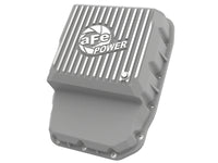 aFe Transmission Pan Raw w/ Machined Fins 13-19 Dodge Diesel Trucks L6-6.7L (td) - Burkken Auto Parts