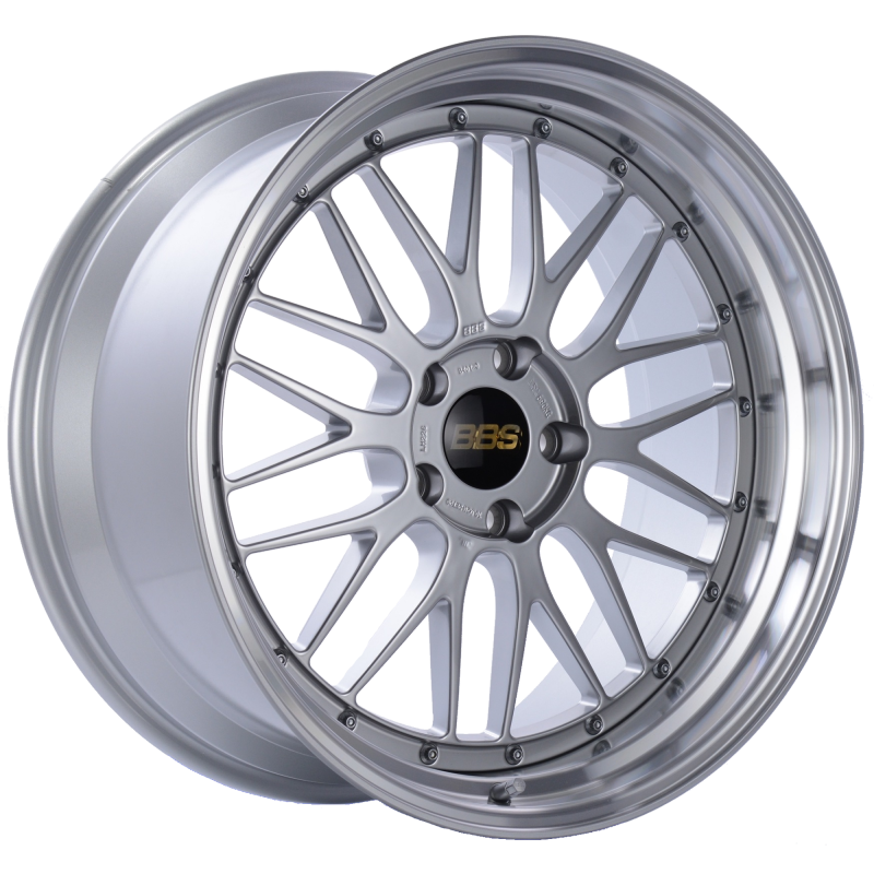 BBS LM 20x10 5x120 ET20 Diamond Silver Center Diamond Cut Lip Wheel -82mm PFS/Clip Required - Burkken Auto Parts