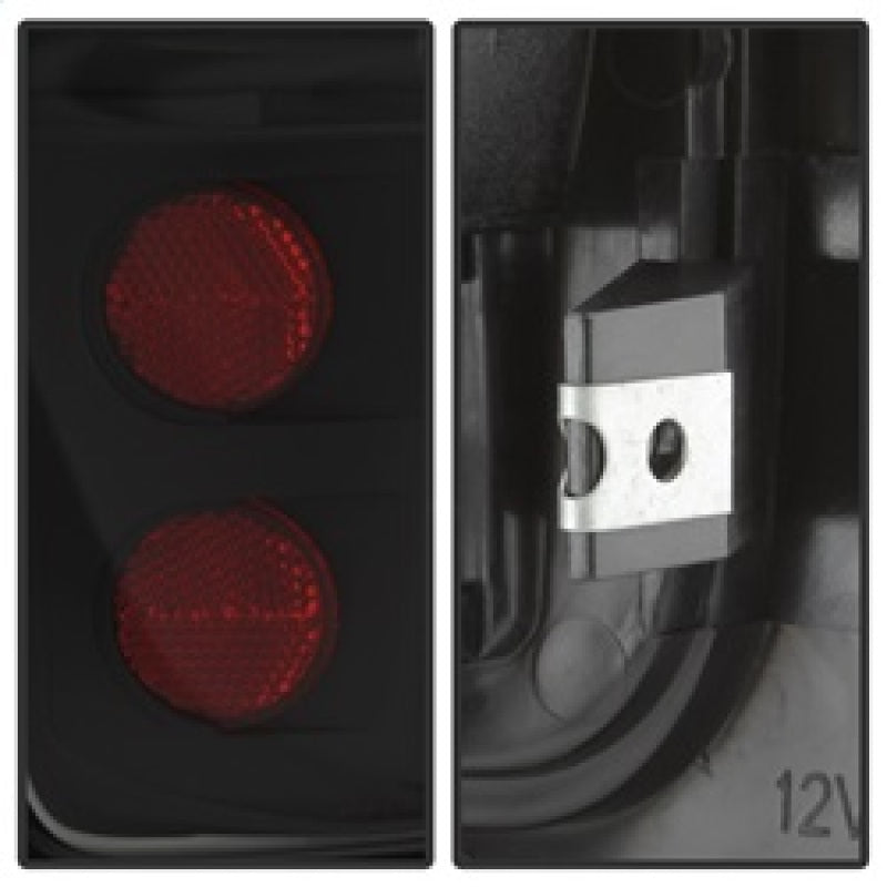 xTune Dodge Ram 1500/2500/3500 94-01 Euro Style Tail Lights Black ALT-ON-DRAM94-BK - Burkken Auto Parts