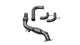 Corsa 2015-2022 Ford Mustang 3in Downpipe with 200 Cell Catalytic Converter - Burkken Auto Parts