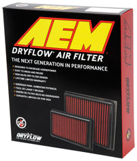 AEM 10-18 Lexus RX350 V6-3.5L F/I DryFlow Air Filter - Burkken Auto Parts