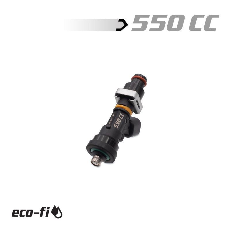 BLOX Racing Eco-Fi Street Injectors 550cc/min w/1/2in Adapter Honda B/D/H Series (Single Injector) - Burkken Auto Parts