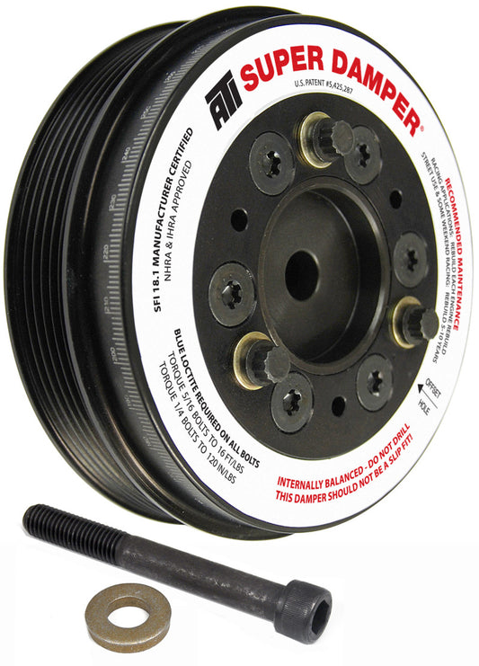 ATI Damper - 5.74in - Alum - 6 Grv - Mini Cooper S - 1.6L - 2 Percent OD - 1Pc - Burkken Auto Parts