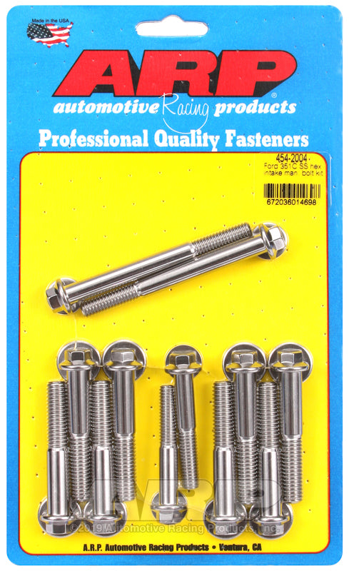 ARP Ford 351C SS Hex Intake Manifold Bolt Kit - Burkken Auto Parts