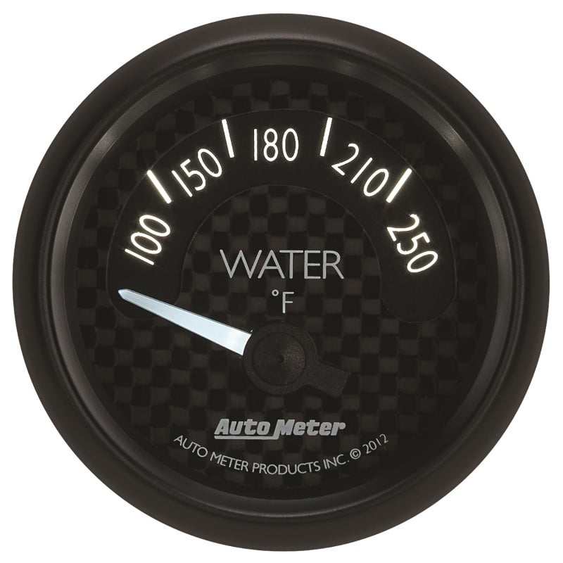 Autometer GT Series 52mm Short Sweep Electronic 100-250 Deg F Water Temperature - Burkken Auto Parts