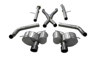 Corsa 2012-21 Jeep Grand Cherokee SRT 2.75in Dual Rear Xtreme Cat-Back Exhaust - Black PVD TipFinish - Burkken Auto Parts
