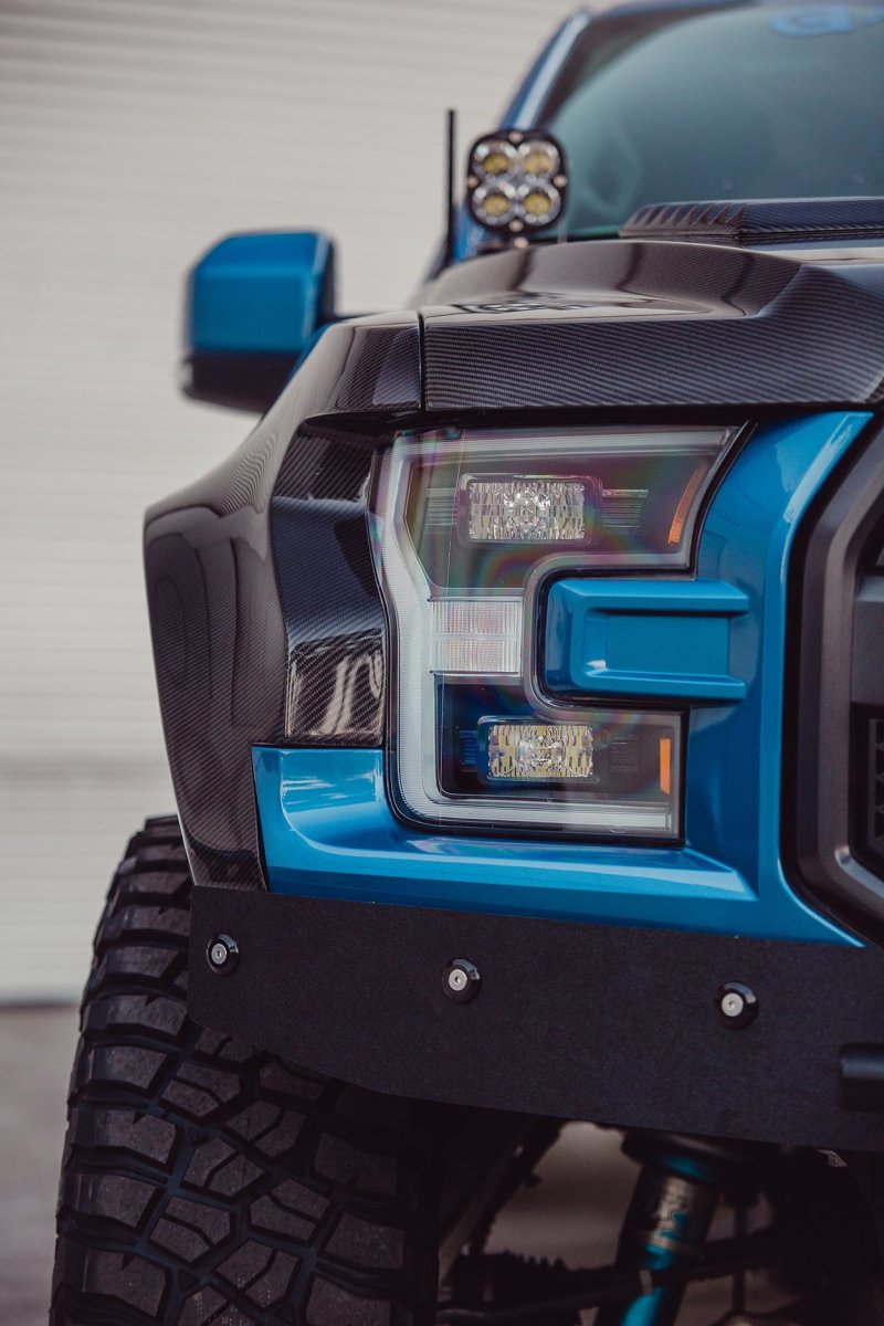 Anderson Composites 17-18 Ford Raptor Type-Wide Carbon Fiber Front Fenders (Pair) - Burkken Auto Parts