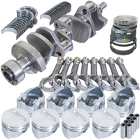 Eagle Chevy 350 1Pc 3.750in Crank 5.700in I-Beam Rods 4.060in Pistons 153 Tooth FP Balanced Assembly - Burkken Auto Parts