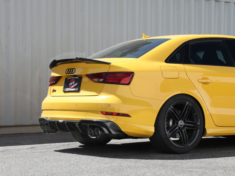 aFe MACHForce XP 3in-2.5in 304SS Exhaust Cat-Back 15-20 Audi S3 L4-2.0L (t) - Carbon Tips - Burkken Auto Parts