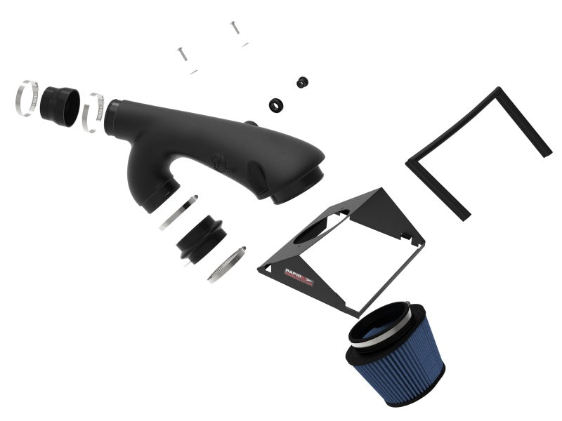aFe Rapid Induction Cold Air Intake System w/Pro 5R Filter 2021+ Ford F-150 V6-3.5L (tt) - Burkken Auto Parts