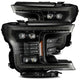AlphaRex 18-20 Ford F-150 NOVA LED Proj Headlight Plank Style Alpha Blk w/Activ Light/Seq Signal/DRL - Burkken Auto Parts