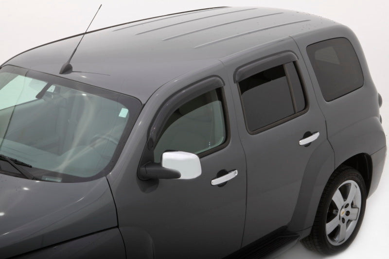 AVS 06-11 Chevy HHR Ventvisor Outside Mount Window Deflectors 4pc - Smoke - Burkken Auto Parts