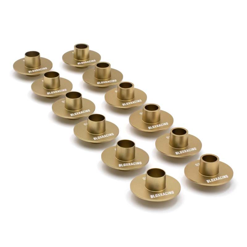 BLOX Racing Subframe Hard Collar Kit for All S2000 - Front and Rear total 12 Pieces (Gold) - Burkken Auto Parts