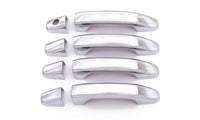 AVS 14-18 Chevy Silverado 1500 Door Handle Covers (4 Door) 8pc Set - Chrome - Burkken Auto Parts