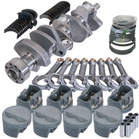 Eagle Chevy LT1 350 1Pc 3.480in Crank 5.700in I-Beam Rods -5cc 4.030in Pistons Rotating Assembly - Burkken Auto Parts