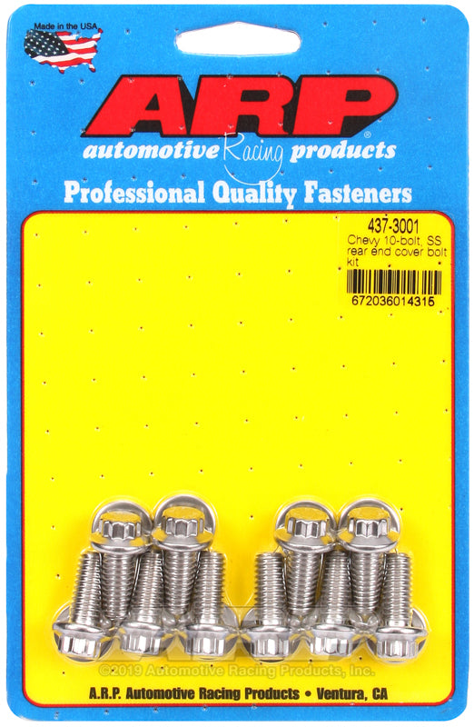 ARP Chevy 10-Bolt SS Rear End Cover Bolt Kit - Burkken Auto Parts
