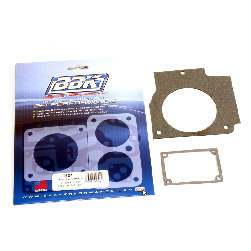 BBK 98-03 Camaro Firebird LS1 80mm Throttle Body Gasket Kit - Burkken Auto Parts