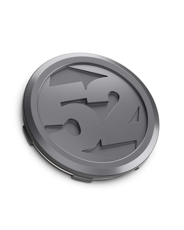 fifteen52 107mm Snap In HD Center Cap Single - Carbon Gray - Burkken Auto Parts