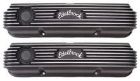 Edelbrock Valve Cover Classic Series Ford 1958-1976 FE V8 Black - Burkken Auto Parts