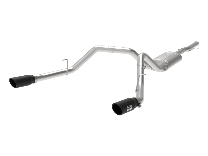 aFe Apollo GT Series 3 IN 409 SS Cat-Back Exhaust System w/ Black Tip GM Sierra 1500 09-18 - Burkken Auto Parts