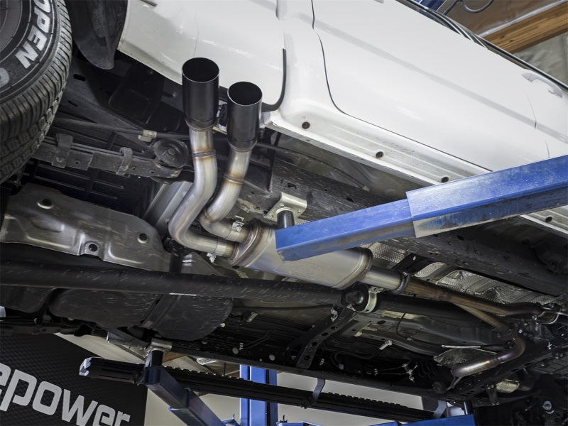 aFe Rebel Exhausts Cat-Back SS 16 Toyota Tacoma V6-3.5L w/ Black Tips - Burkken Auto Parts