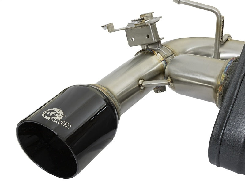 aFe MACHForce XP 16-17 BMW 340i/iX 440i/iX L6-3.0L (t) SS Axle-Back Exhaust w/Black Tip - Burkken Auto Parts