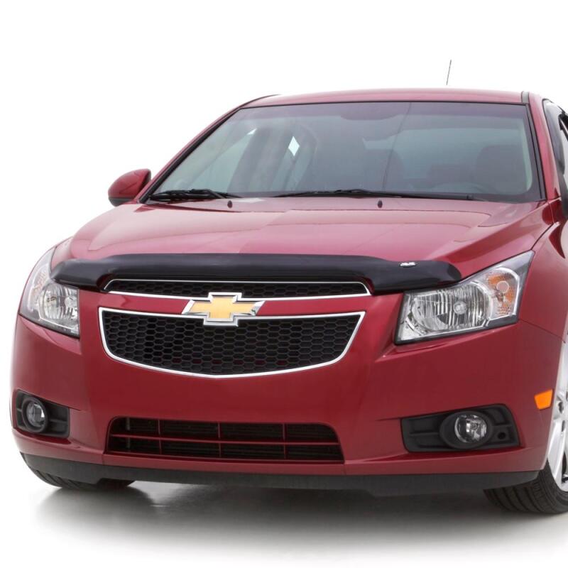 AVS 06-09 Ford Fusion Carflector Low Profile Hood Shield - Smoke - Burkken Auto Parts
